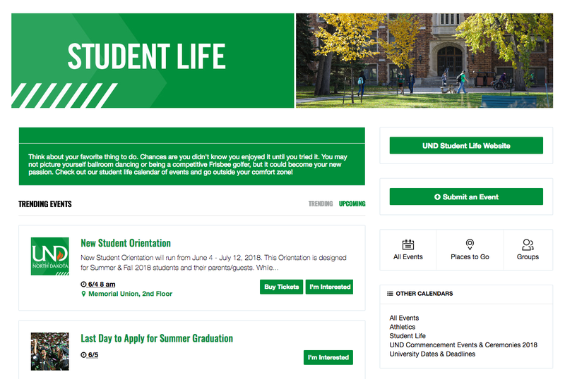 UND Student Life Channel